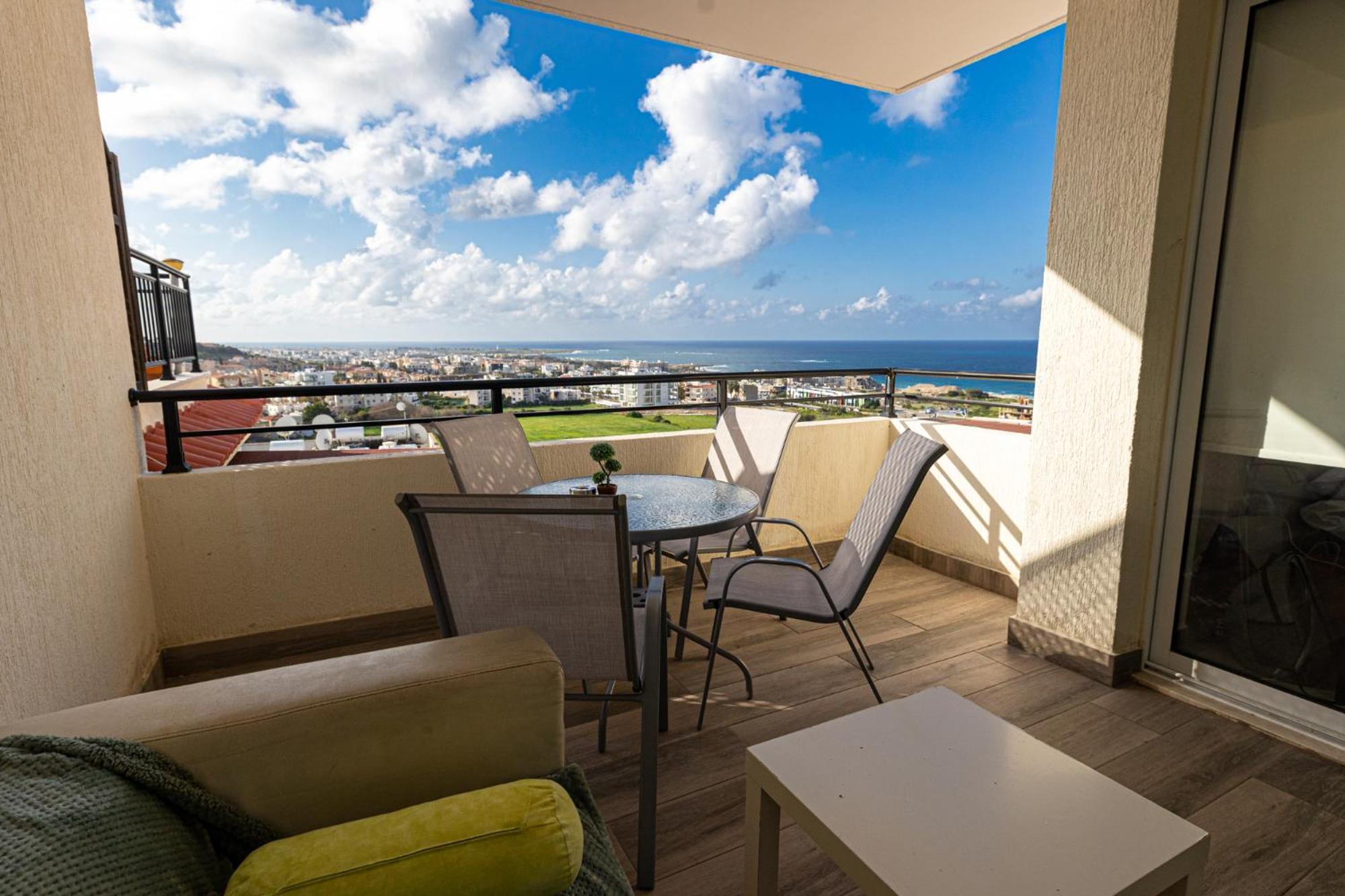Eden Blue-Horizon 1B, Paphos, Sea View, Pool Apartment Konia Exterior photo